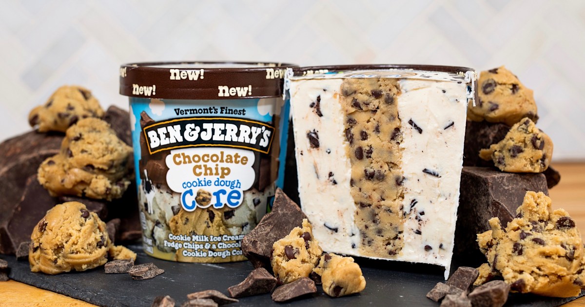 Ben & Jerry's just released 3 new cookie dough core flavors